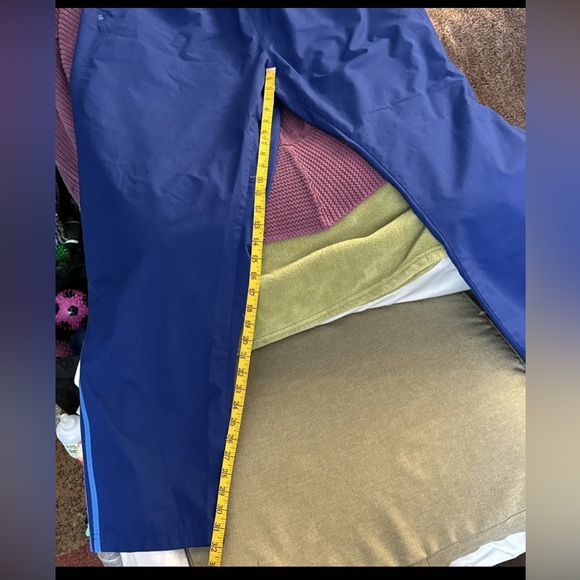 Vintage 2000 Adidas Mens 2 XL Track Warmup Pants, Ankle Zip Navy Blue - Picture 9 of 16